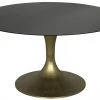 Noir Herno Table, Antique Brass, Black Stone 2 Noir Herno Table, Antique Brass, Black Stone