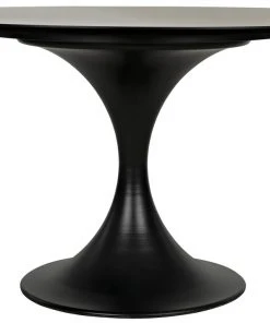 Noir Herno Table, 48", Metal