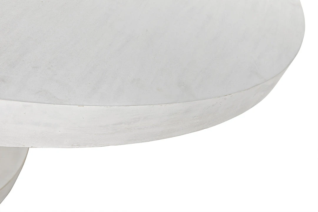 DINING ROOM Noir Hugo Dining Table 60,, White Wash 12 DINING ROOM Noir Hugo Dining Table 60,, White Wash