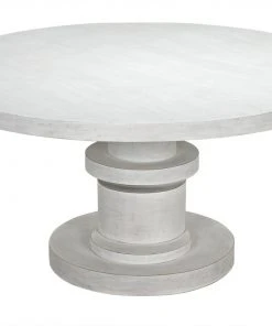 DINING ROOM Noir Hugo Dining Table 60,, White Wash 19 DINING ROOM Noir Hugo Dining Table 60,, White Wash