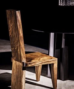 DINING ROOM Noir Column Dining Table, Black Metal