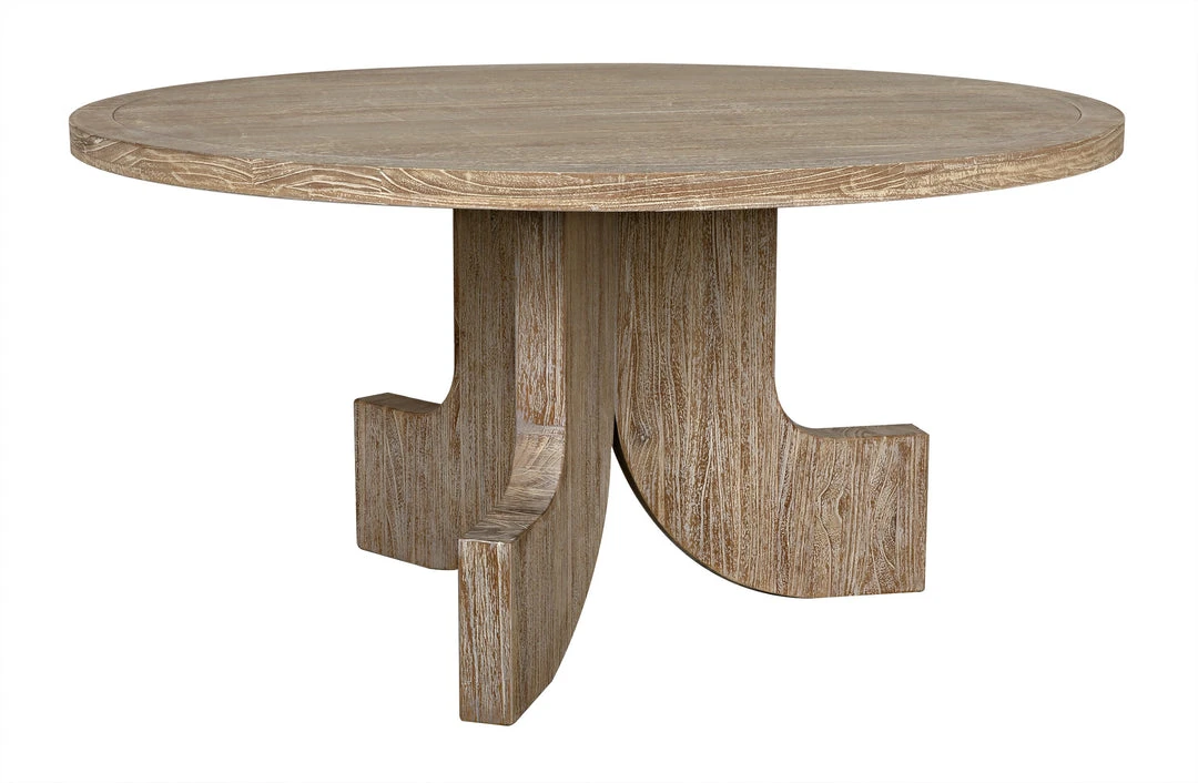 Noir Siddhartha Dining Table, Distressed Mindi 3 Noir Siddhartha Dining Table, Distressed Mindi