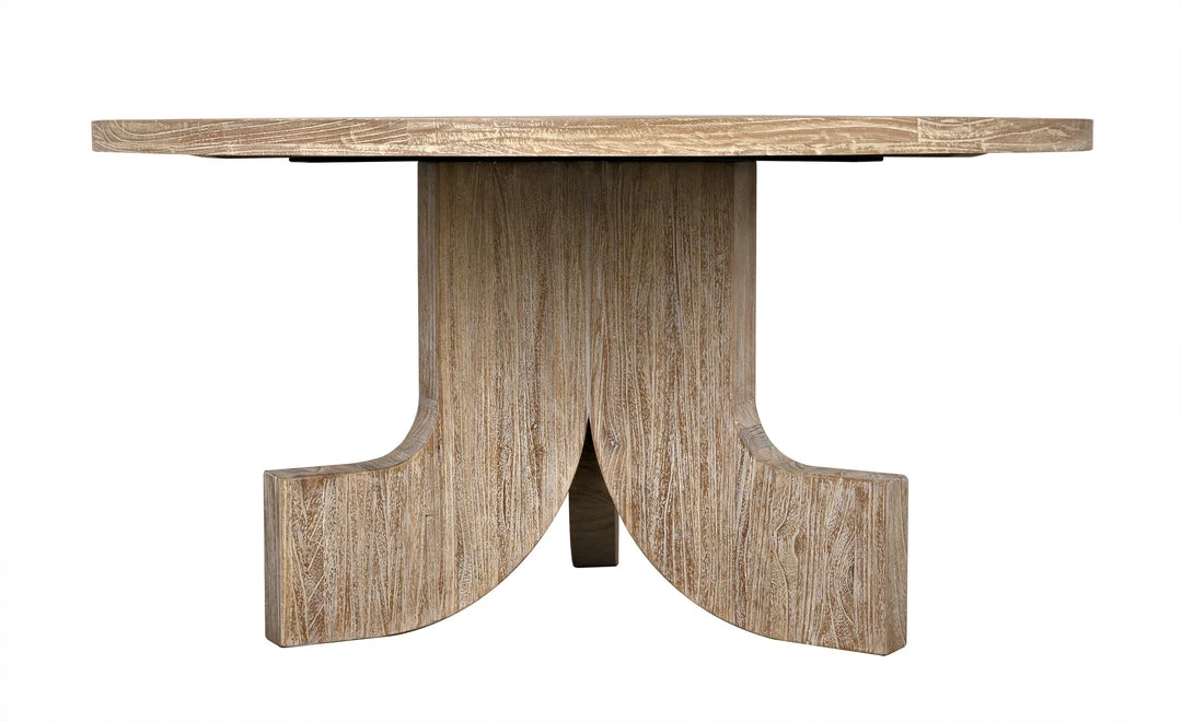 Noir Siddhartha Dining Table, Distressed Mindi 5 Noir Siddhartha Dining Table, Distressed Mindi