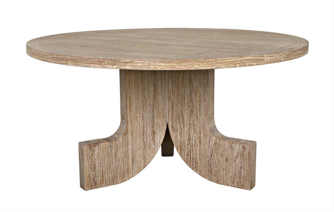 Noir Siddhartha Dining Table, Distressed Mindi 6 Noir Siddhartha Dining Table, Distressed Mindi