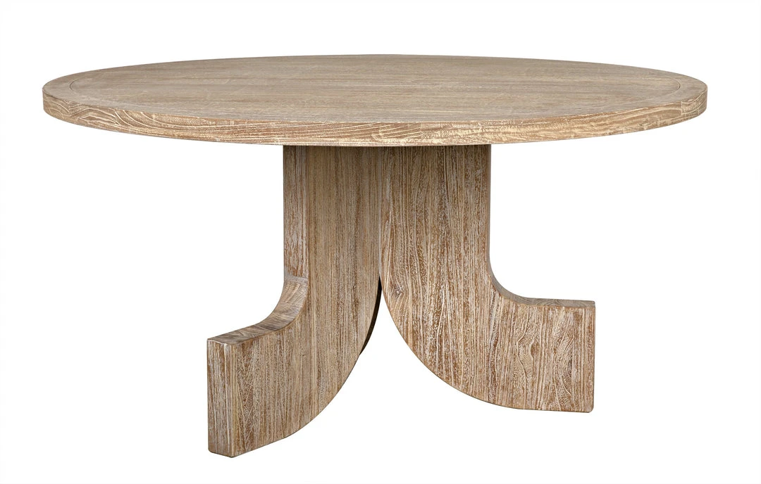 Noir Siddhartha Dining Table, Distressed Mindi 7 Noir Siddhartha Dining Table, Distressed Mindi