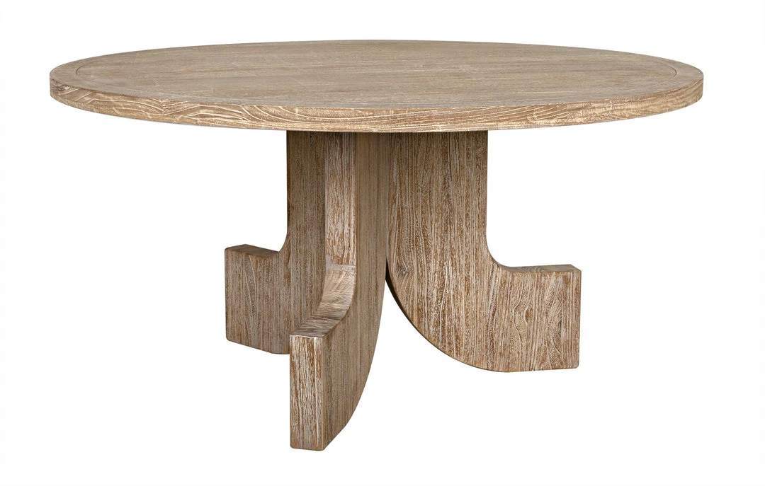 Noir Siddhartha Dining Table, Distressed Mindi 8 Noir Siddhartha Dining Table, Distressed Mindi