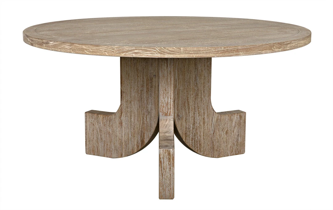 Noir Siddhartha Dining Table, Distressed Mindi 9 Noir Siddhartha Dining Table, Distressed Mindi