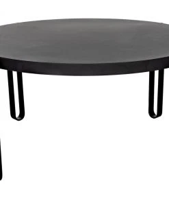 DINING ROOM Noir Marcellus Dining Table, 63", Black Metal 15 DINING ROOM Noir Marcellus Dining Table, 63