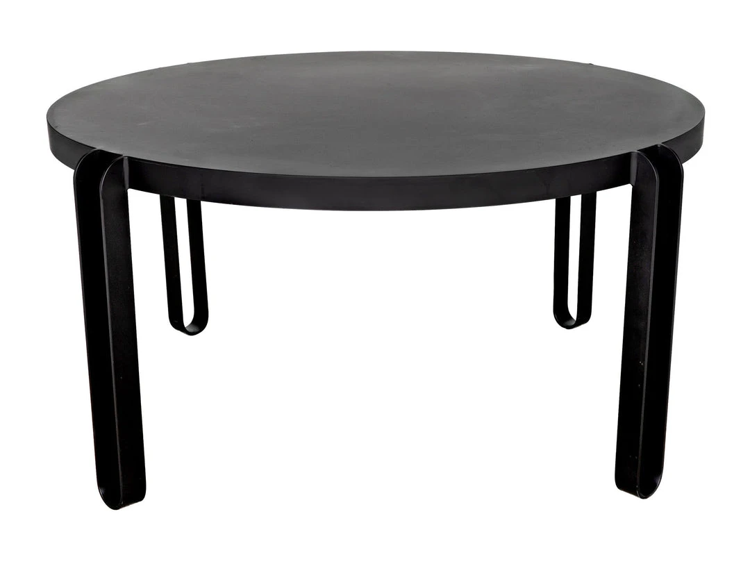 DINING ROOM Noir Marcellus Dining Table, 63", Black Metal 6 DINING ROOM Noir Marcellus Dining Table, 63", Black Metal