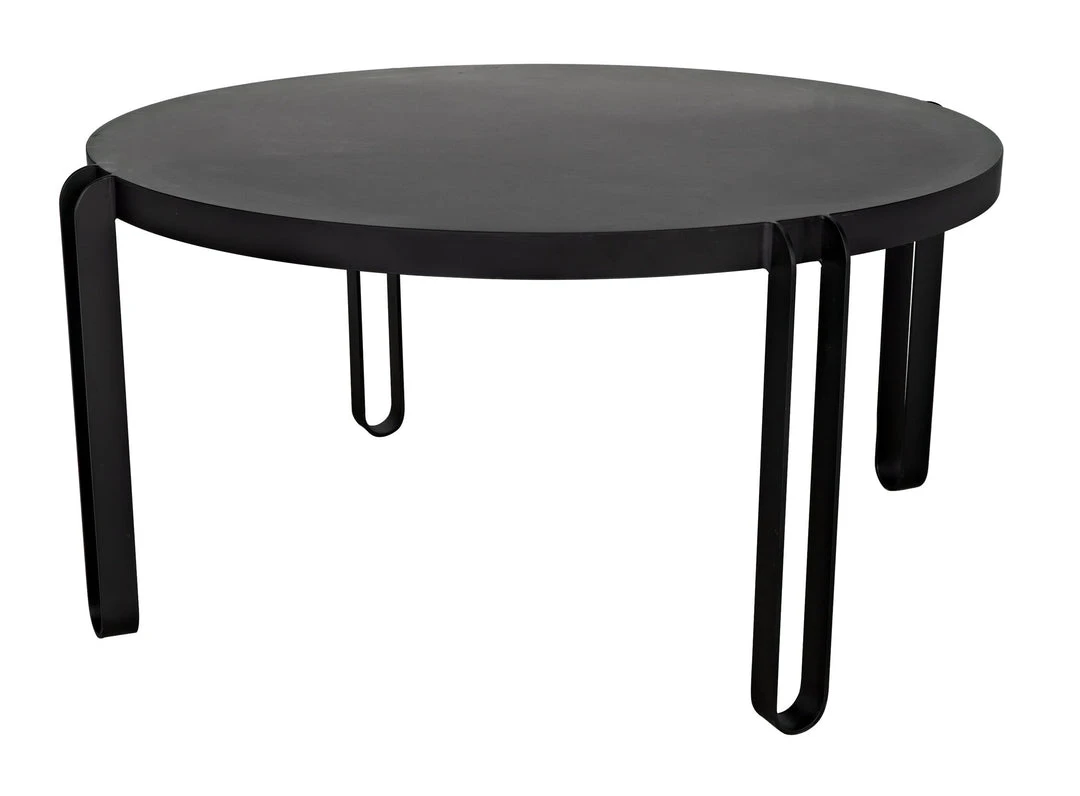 DINING ROOM Noir Marcellus Dining Table, 63", Black Metal 10 DINING ROOM Noir Marcellus Dining Table, 63", Black Metal