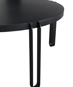 DINING ROOM Noir Marcellus Dining Table, 63", Black Metal 21 DINING ROOM Noir Marcellus Dining Table, 63