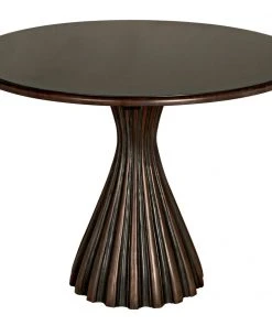 DINING ROOM Noir Osiris Dining Table, Pale Rubbed With Light Brown Trim 11 DINING ROOM Noir Osiris Dining Table, Pale Rubbed With Light Brown Trim