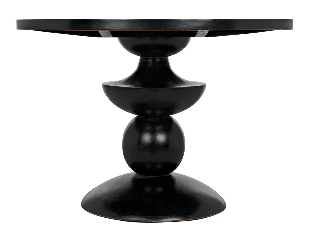 Noir Margot Dining Table, Hand Rubbed Black DINING ROOM 5 Noir Margot Dining Table, Hand Rubbed Black DINING ROOM