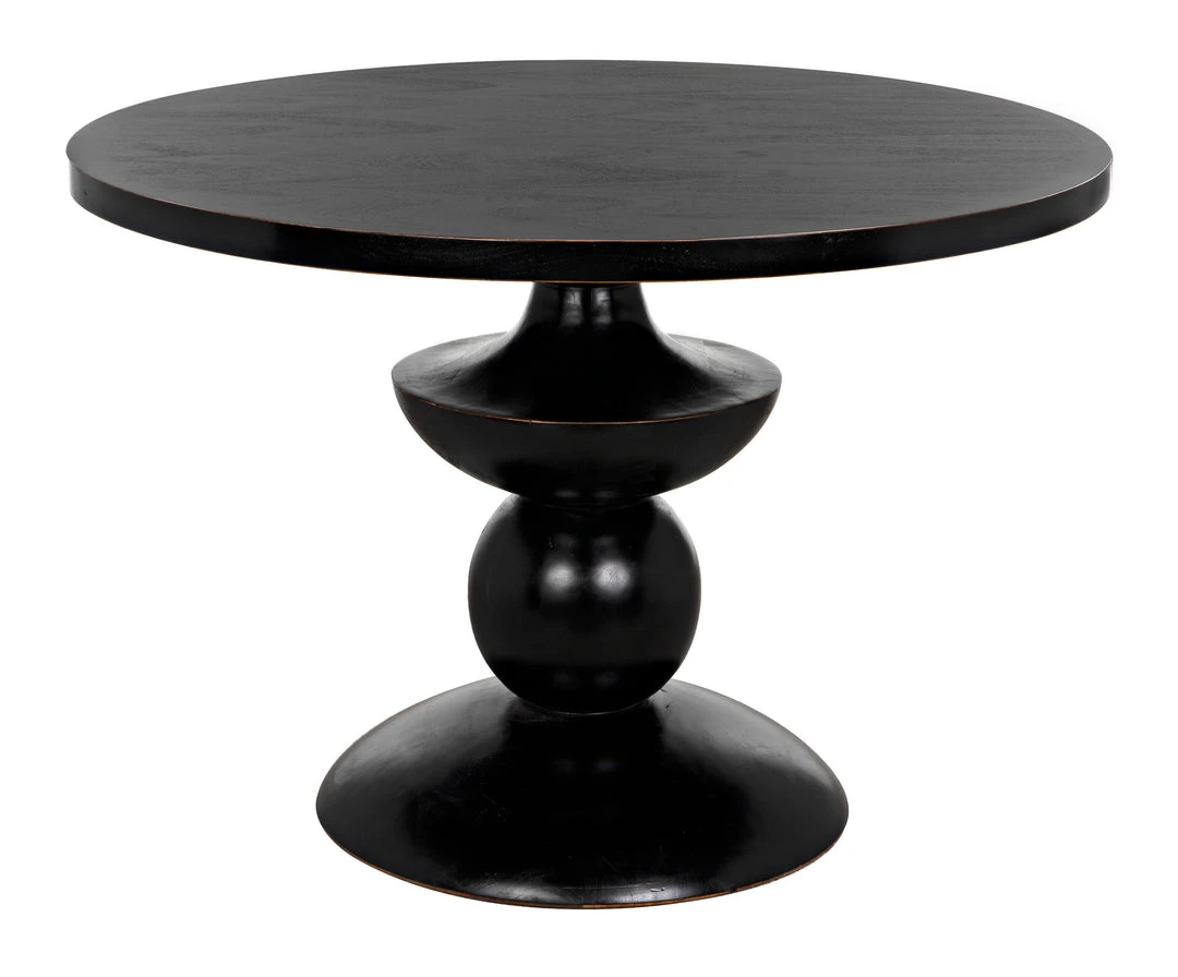 Noir Margot Dining Table, Hand Rubbed Black DINING ROOM 3 Noir Margot Dining Table, Hand Rubbed Black DINING ROOM