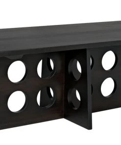 Noir Carlo Dining Table, Ebony Walnut DINING ROOM