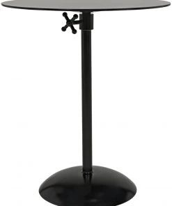 Side & End Tables Noir Felix Side Table, Black Metal