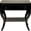 Noir Weldon Side Table, Distressed Black Side & End Tables 1 Noir Weldon Side Table, Distressed Black Side & End Tables