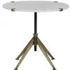 Side & End Tables Noir QS Edith Adjustable Side Table, Large, Antique Brass, Metal And Quartz 1 Side & End Tables Noir QS Edith Adjustable Side Table, Large, Antique Brass, Metal And Quartz
