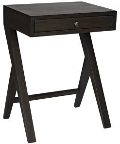 Side & End Tables Noir Peter Side Table, Ebony Walnut