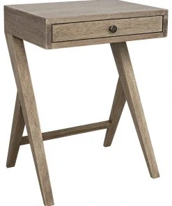 Noir Peter Side Table, Washed Walnut Side & End Tables