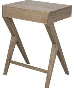 Noir Peter Side Table, Washed Walnut Side & End Tables