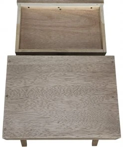 Noir Peter Side Table, Washed Walnut Side & End Tables