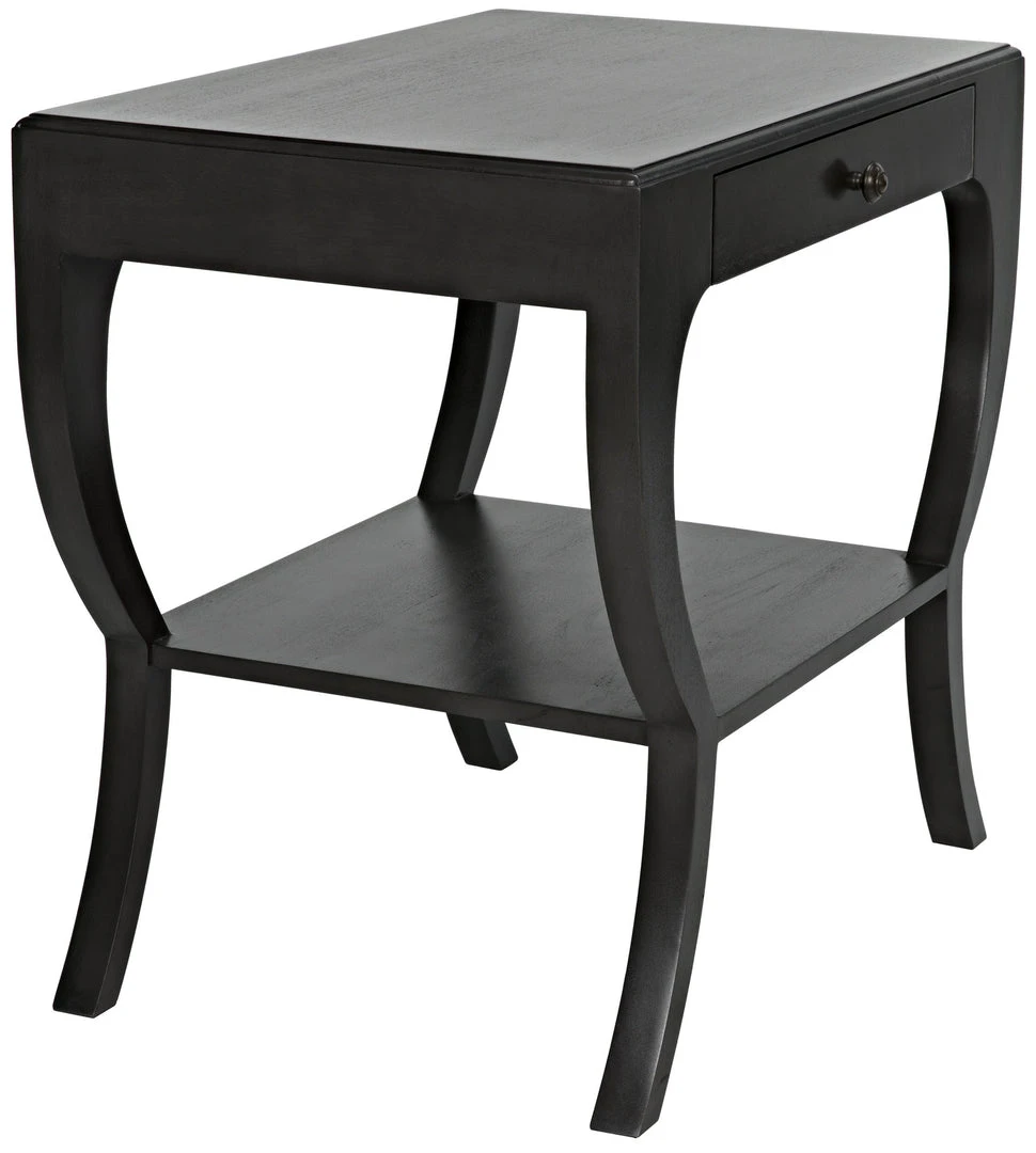 Side & End Tables Noir Maude Side Table, Pale 7 Side & End Tables Noir Maude Side Table, Pale