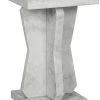 Side & End Tables Noir Vasco Side Table, White Marble