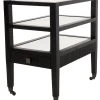 Side & End Tables Noir Lesly Side Table, Distressed Black