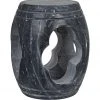 Noir Legend Side Table/Stool, Black Marble 2 Noir Legend Side Table/Stool, Black Marble