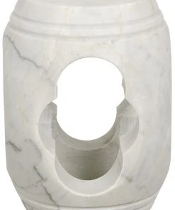 Noir Legend Side Table/Stool, Quartz