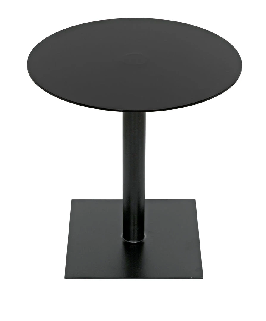 Noir Mies Side Table, Black Steel Side & End Tables 6 Noir Mies Side Table, Black Steel Side & End Tables