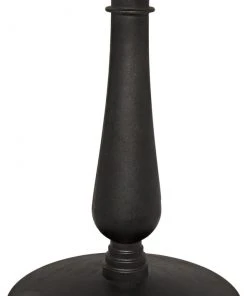 Side & End Tables Noir Cobus Side Table, Black Metal With White Stone