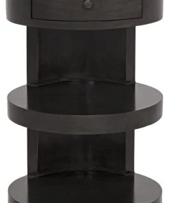 Noir Ryoko Side Table, Pale