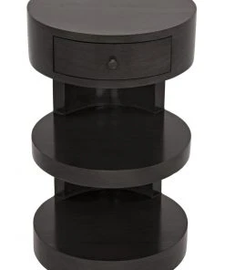 Noir Ryoko Side Table, Pale