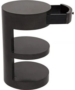 Noir Ryoko Side Table, Pale