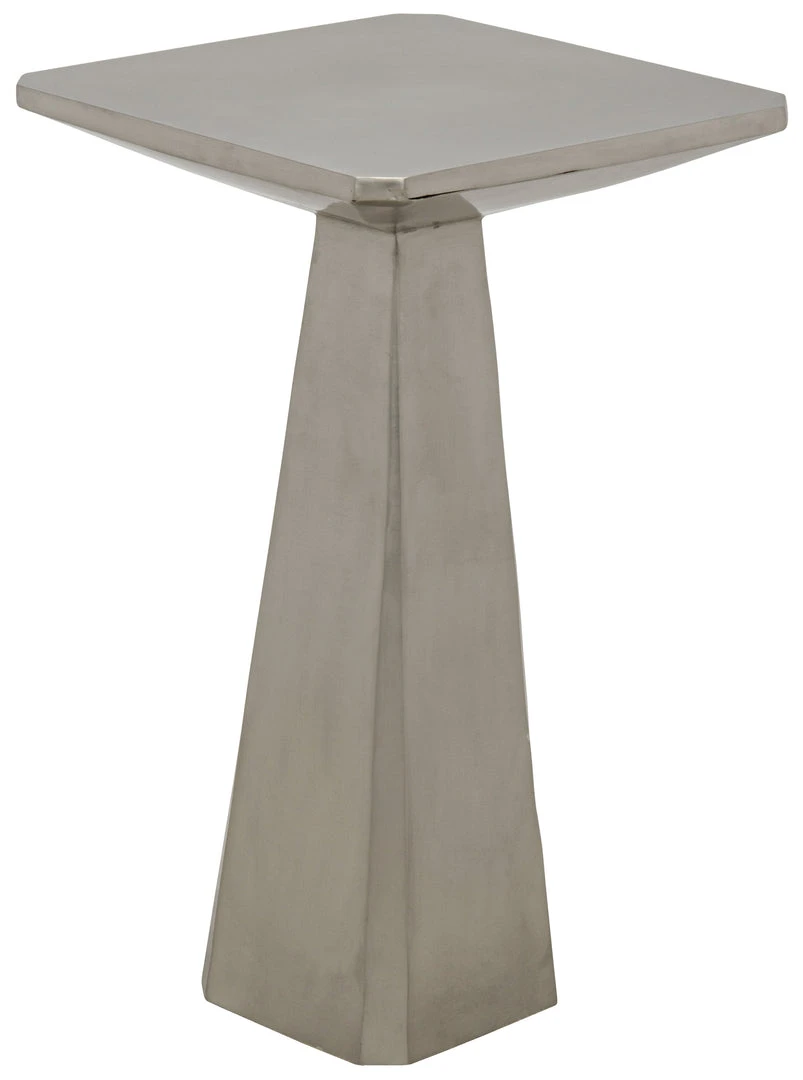 Side & End Tables Noir Laura Side Table, Antique Silver 3 Side & End Tables Noir Laura Side Table, Antique Silver