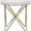 Noir Prisma Side Table, Metal And Quartz Side & End Tables 1 Noir Prisma Side Table, Metal And Quartz Side & End Tables