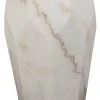 Noir Monolith Side Table, White Stone 2 Noir Monolith Side Table, White Stone
