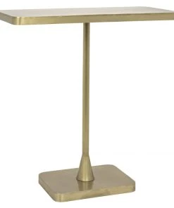 Noir Hild Side Table, Antique Brass Side & End Tables