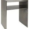 Side & End Tables Noir Cyrus Side Table, Antique Silver
