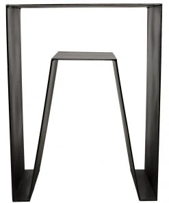 Noir Quintin Side Table, Black Metal Side & End Tables