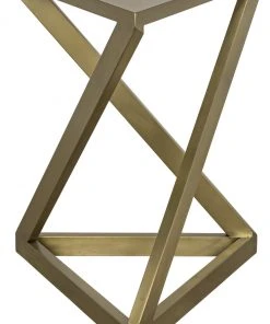 Noir Orpheo Side Table, Antique Brass Side & End Tables