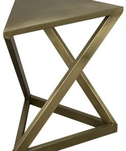Noir Orpheo Side Table, Antique Brass Side & End Tables
