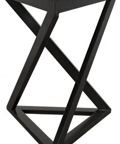 Noir Orpheo Side Table, Black Metal Side & End Tables