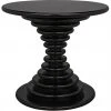 Side & End Tables Noir Scheiben Side Table, Hand Rubbed Black