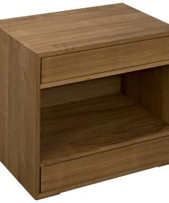 Side & End Tables Noir SL05 Side Table, Gold Teak