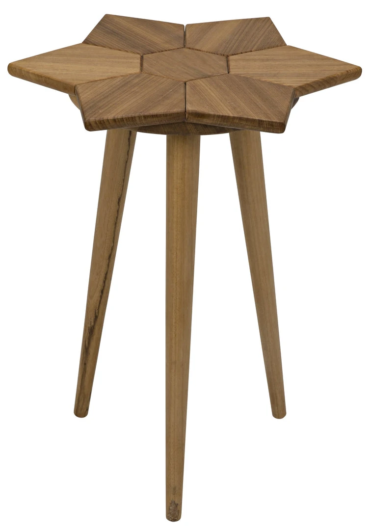 Noir Petal Side Table, Gold Teak 4 Noir Petal Side Table, Gold Teak