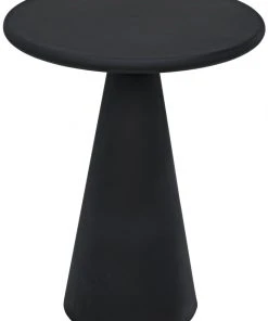 Noir Idiom Side Table, Black Metal