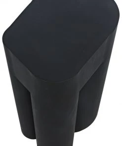 Noir Blair Side Table, Black Metal Side & End Tables